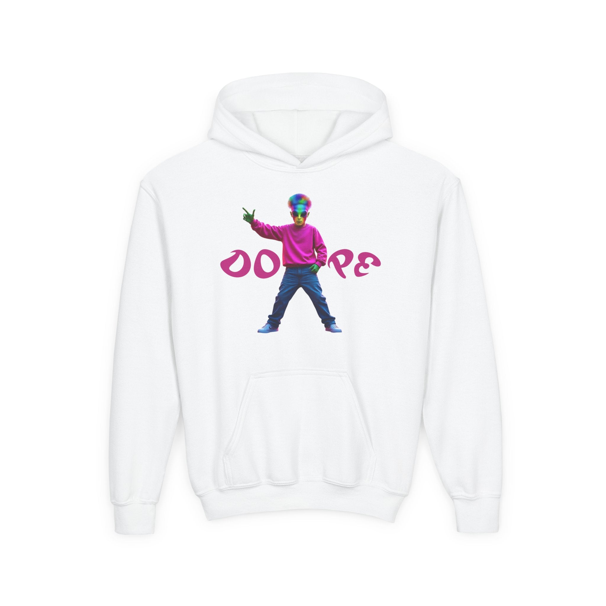 VYBZ Alien Youth Hoodie - Exclusive Colorful Hip Hop Slang Design