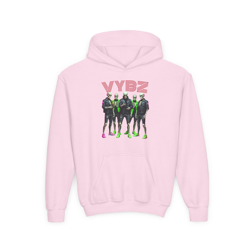 VYBZ Youth Hoodie - Stylish Heavy Blend Sweatshirt for Teens, Graphic Hooded Sweatshirt, Casual Streetwear, Birthday Gift