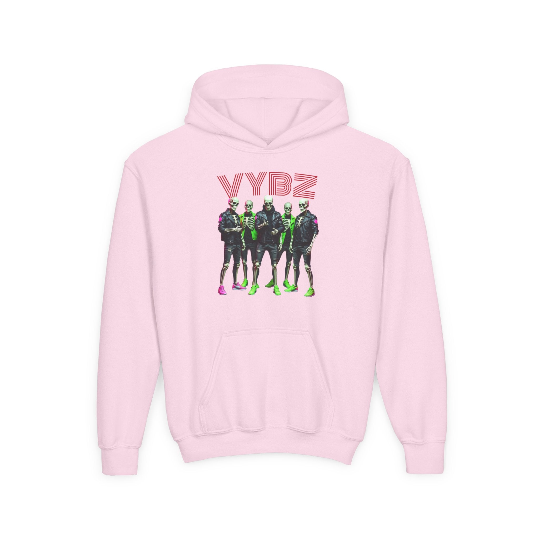 VYBZ Youth Hoodie - Stylish Heavy Blend Sweatshirt for Teens, Graphic Hooded Sweatshirt, Casual Streetwear, Birthday Gift