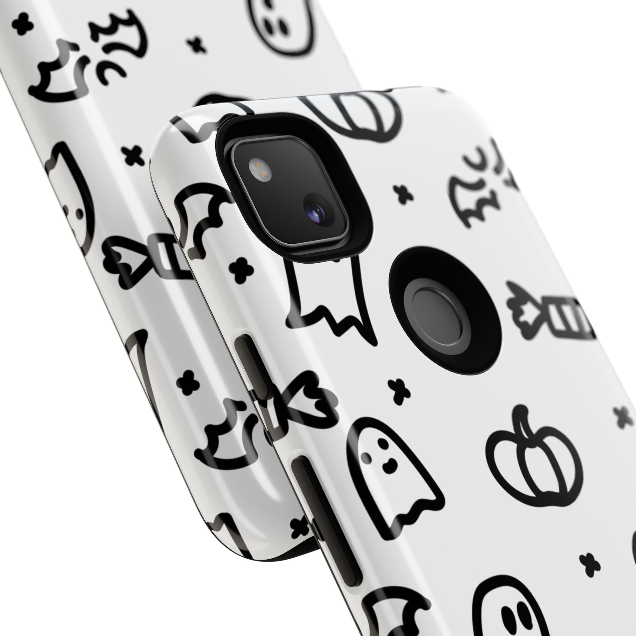 Halloween Themed Phone Case, Spooky Ghosts and Pumpkins, Fall Decor, Costume Party, Trick or Treat