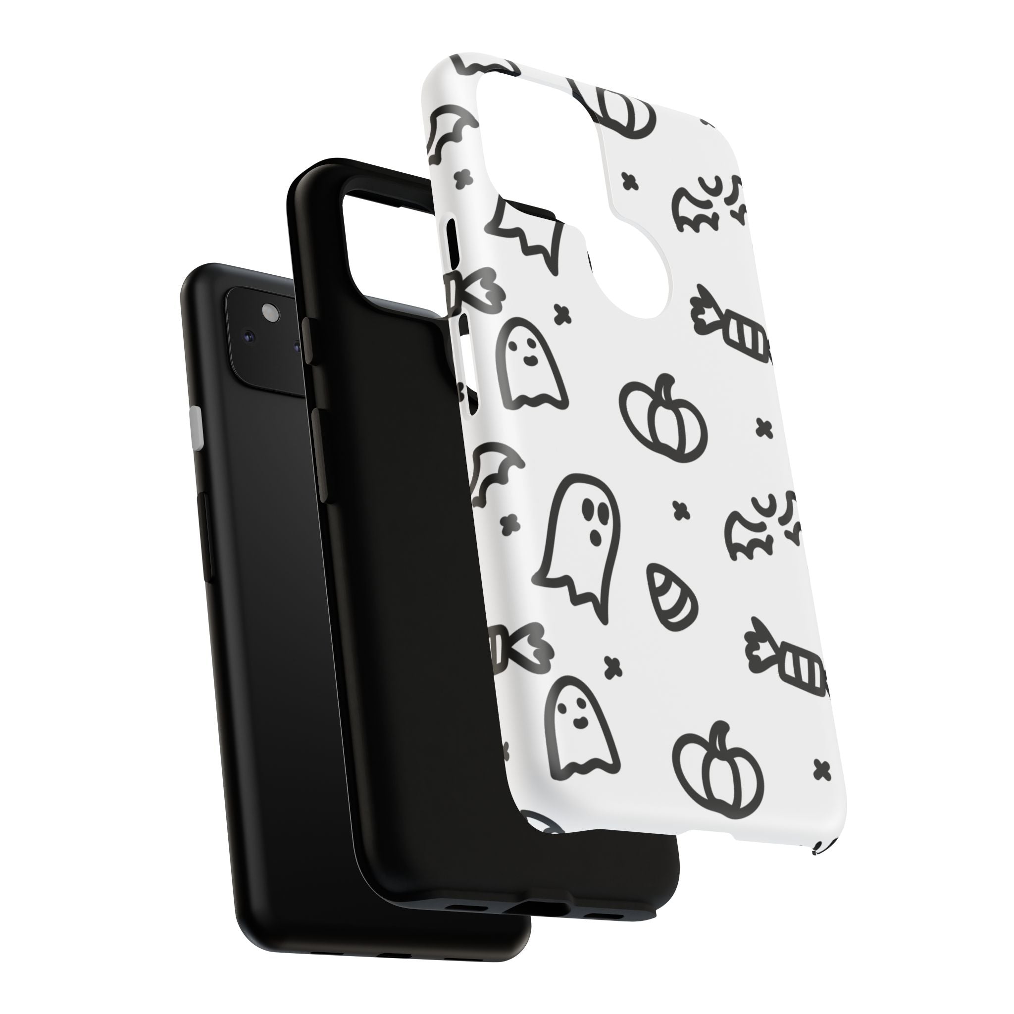 Halloween Themed Phone Case, Spooky Ghosts and Pumpkins, Fall Decor, Costume Party, Trick or Treat