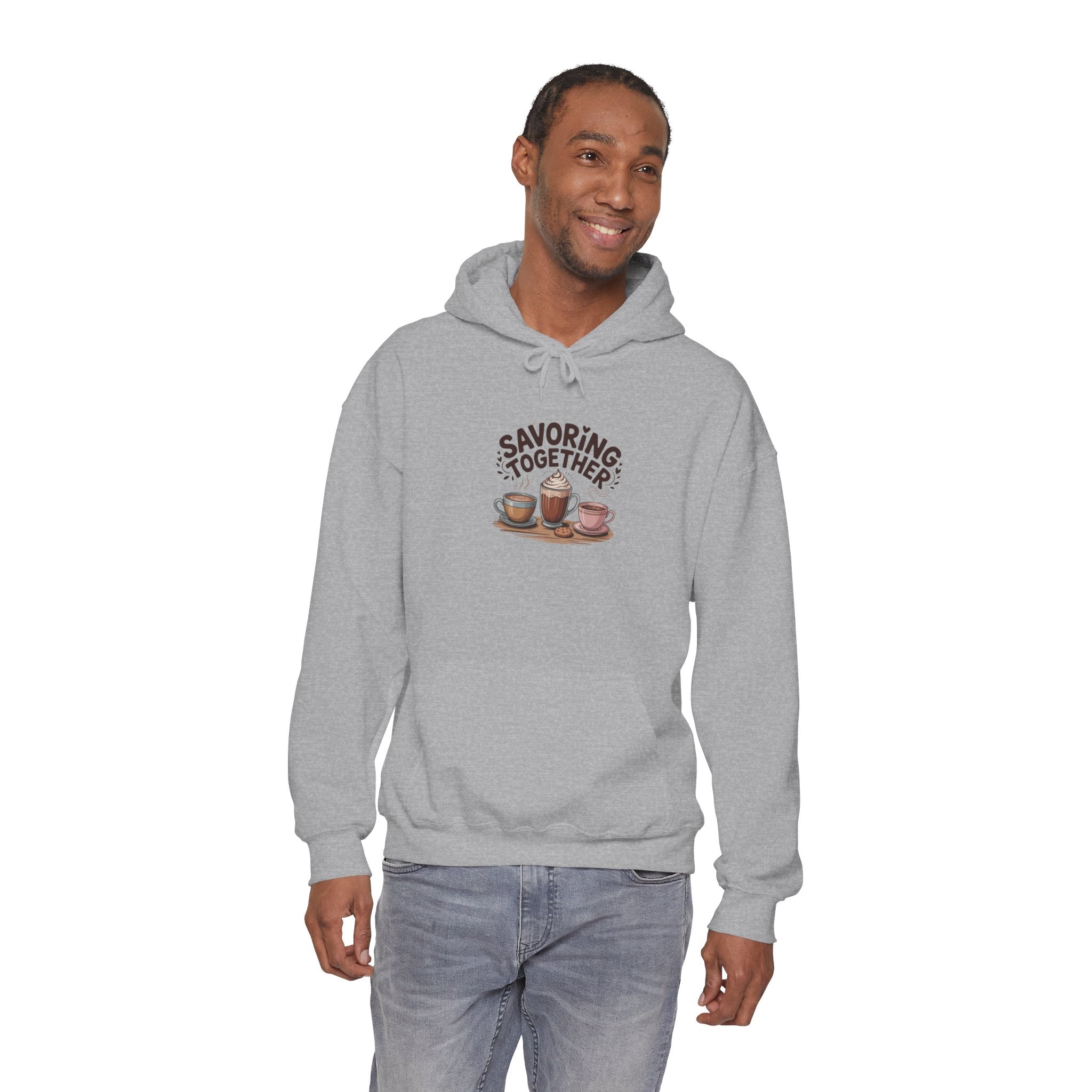 Savoring Together Hoodie | cocoa sweatshirt, coffee lover apparel