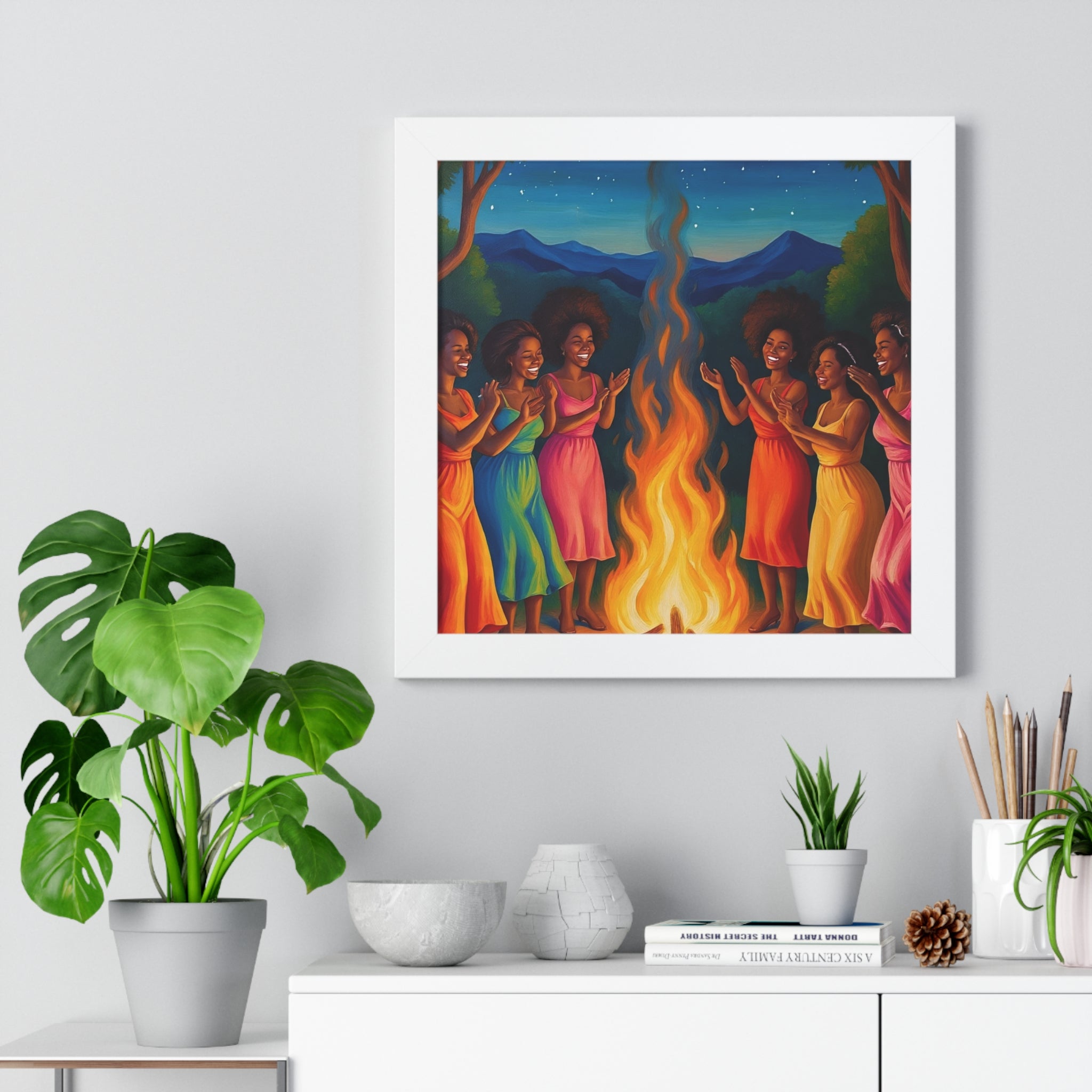 African American Women Dance Party Inspired Poster