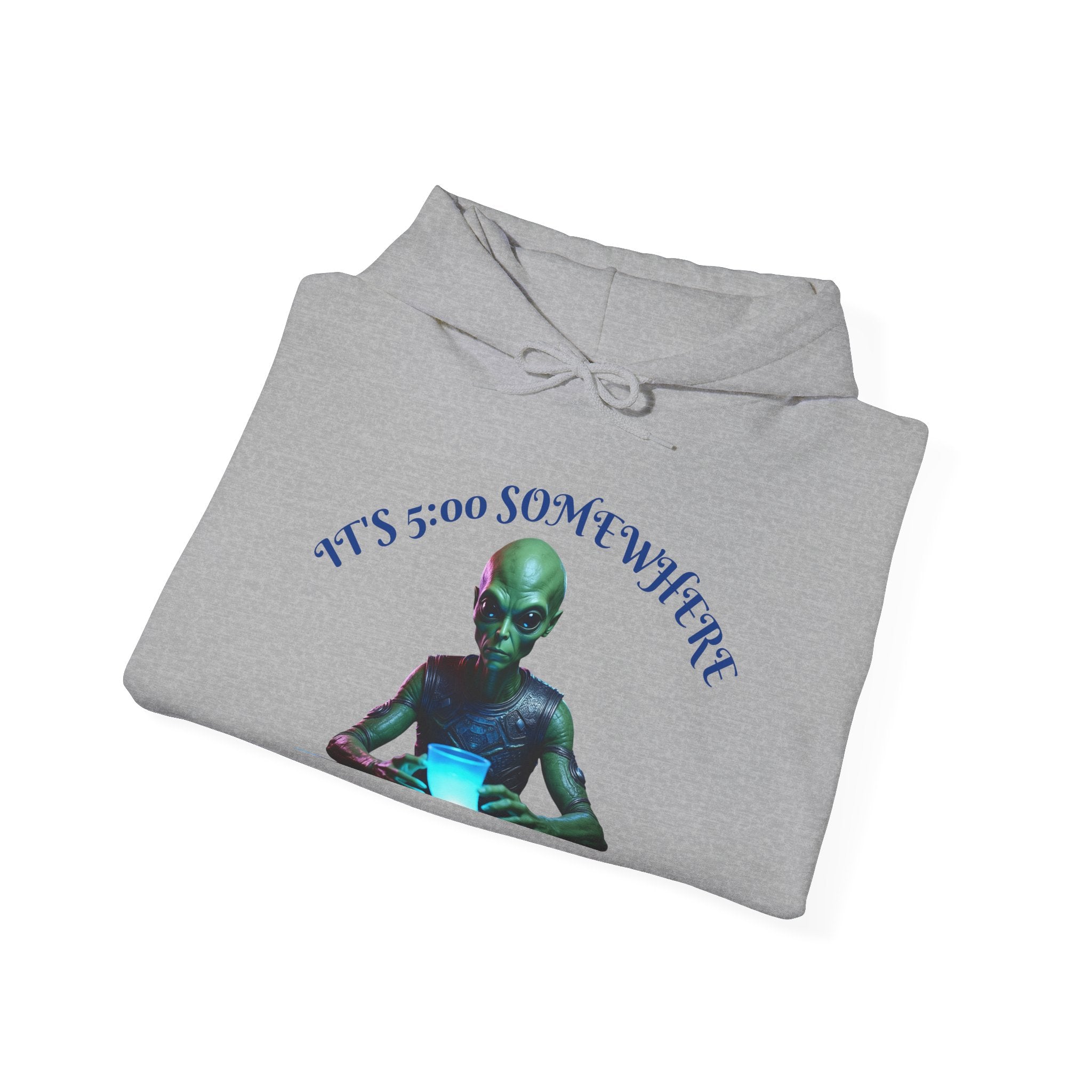VYBZ Aliens and Monsters Unisex Hooded Sweatshirt - Funny Quote Design