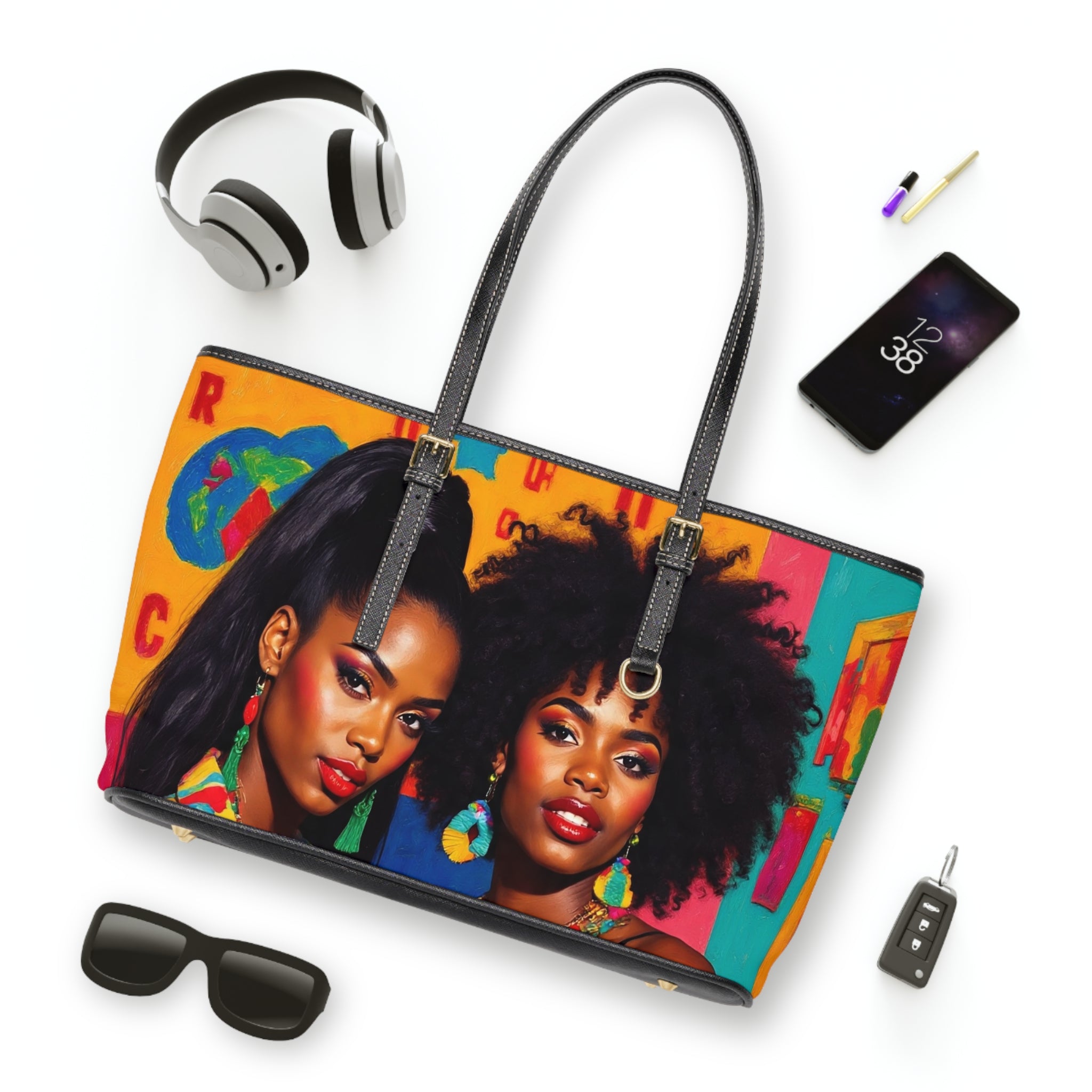 VYBZ Shoulder Bag - Colorful Sisterhood 90's Theme Exclusive Design