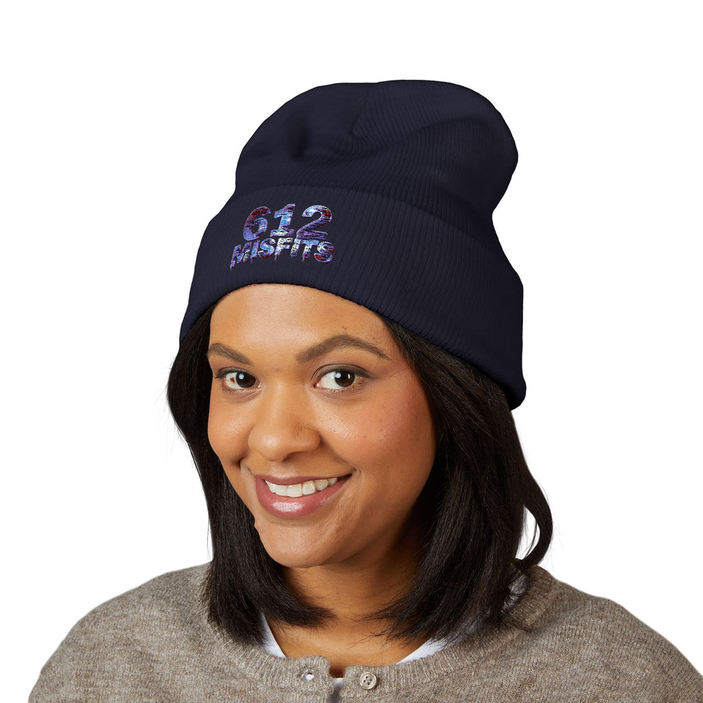 612 Misfit Embroidered Cuffed Beanie