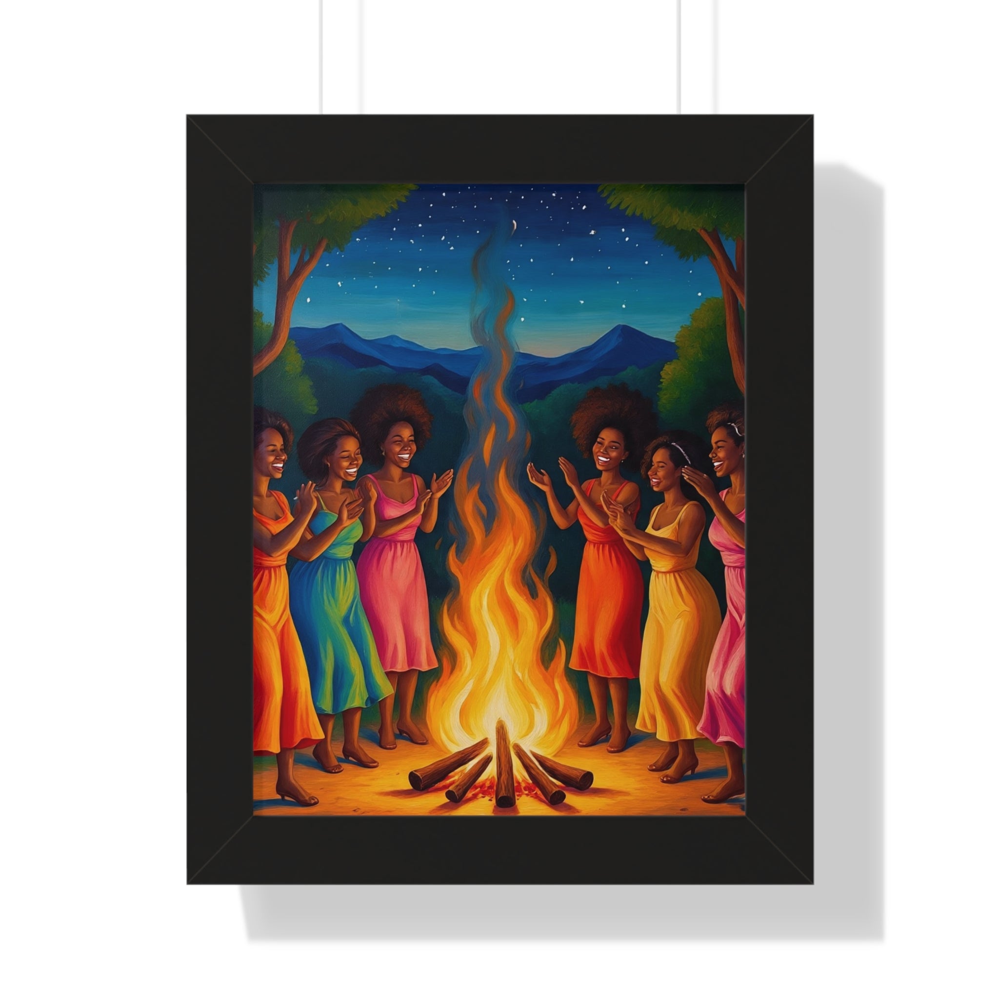 African American Women Dance Party Inspired Poster