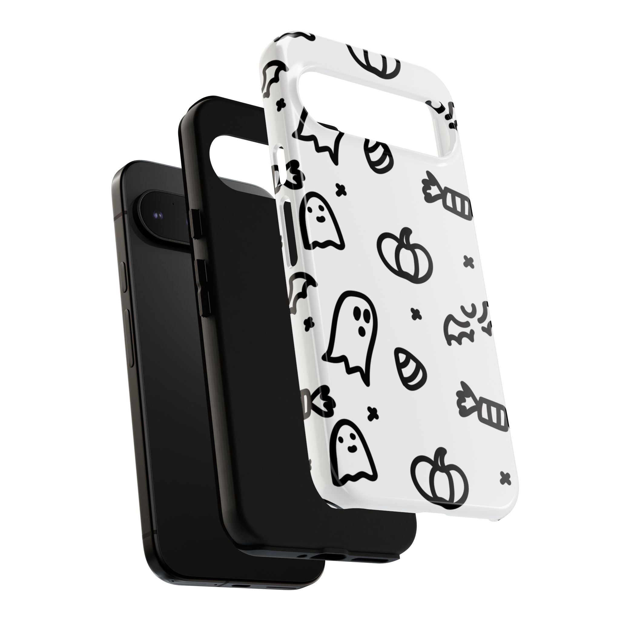 Halloween Themed Phone Case, Spooky Ghosts and Pumpkins, Fall Decor, Costume Party, Trick or Treat