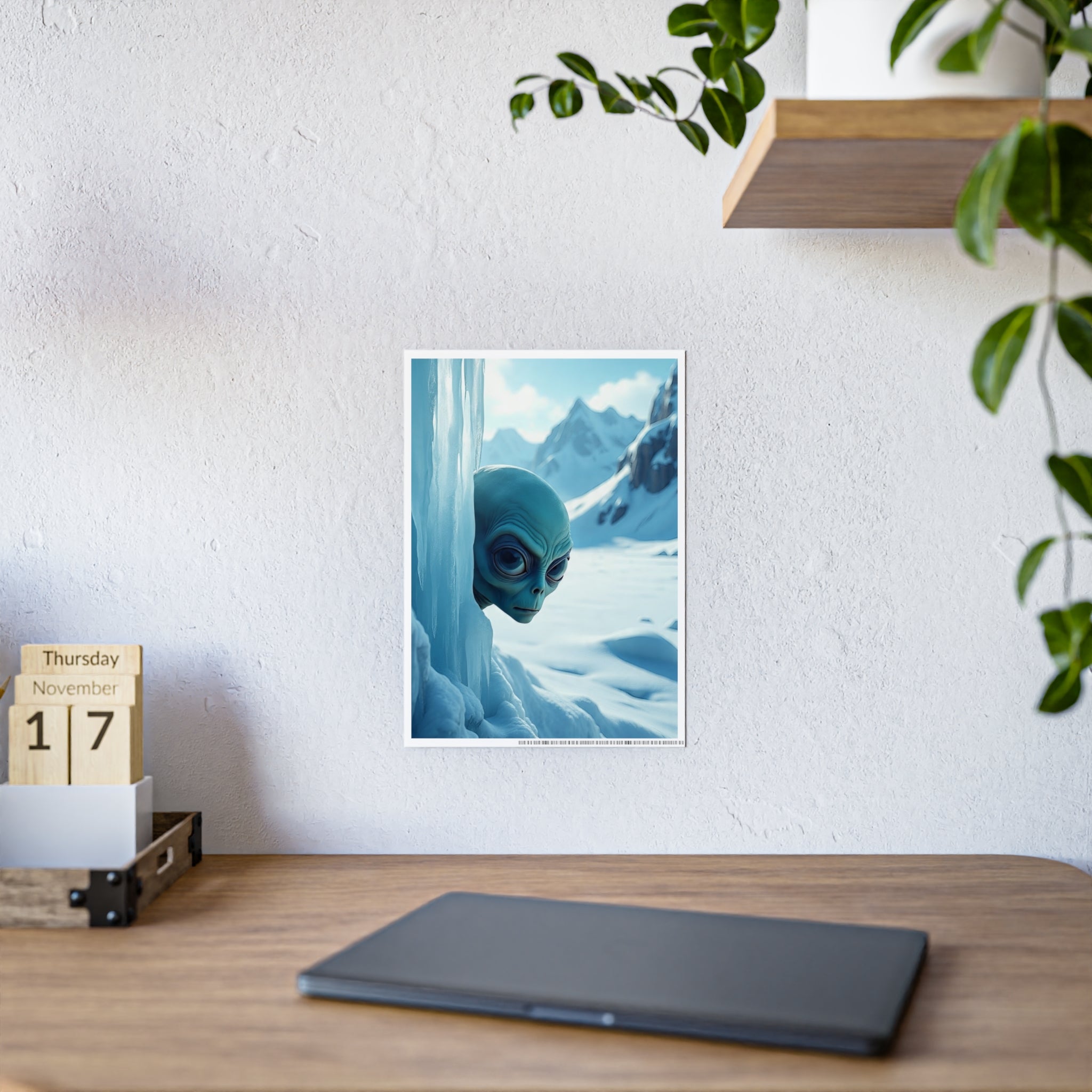 Glossy Alien Poster