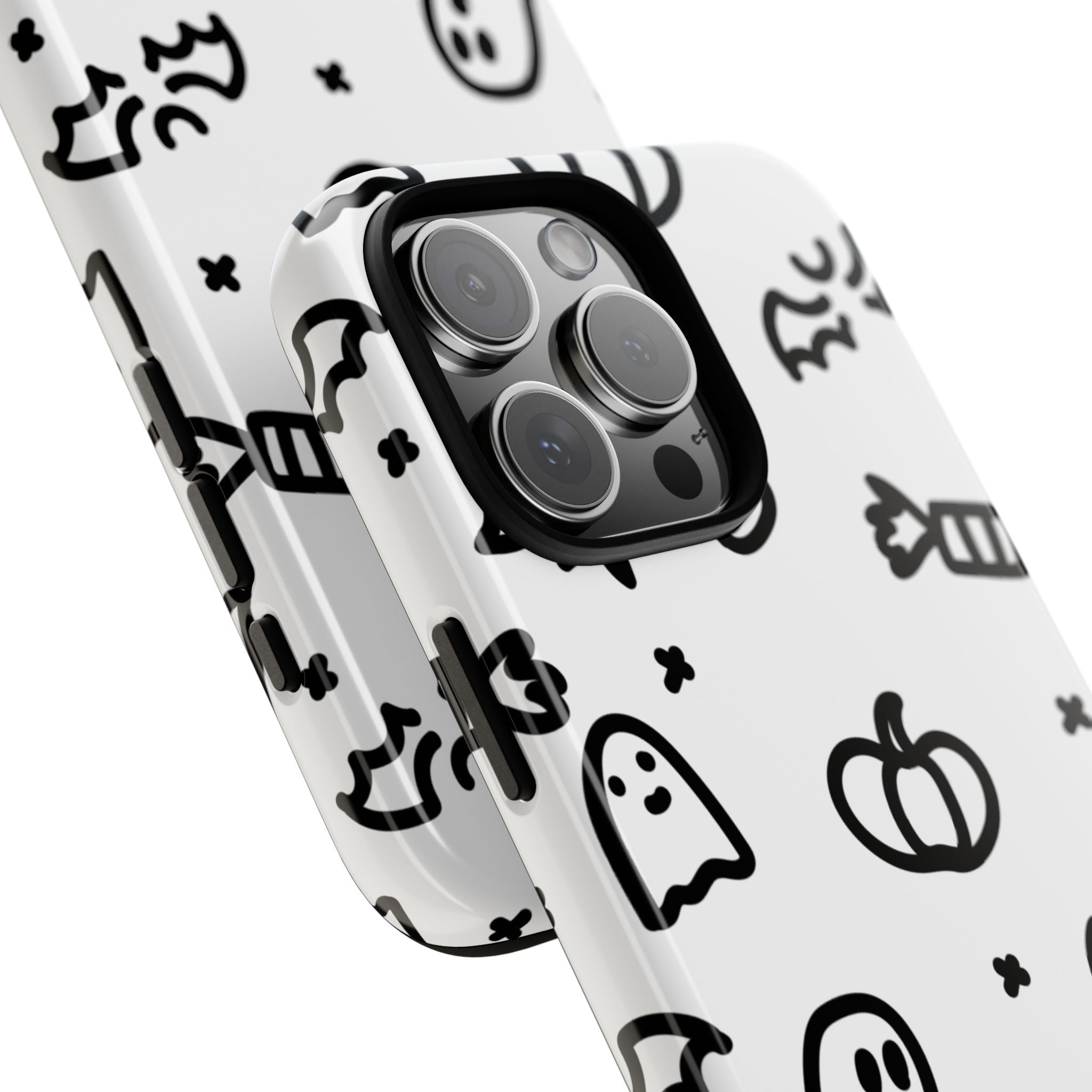 Halloween Themed Phone Case, Spooky Ghosts and Pumpkins, Fall Decor, Costume Party, Trick or Treat