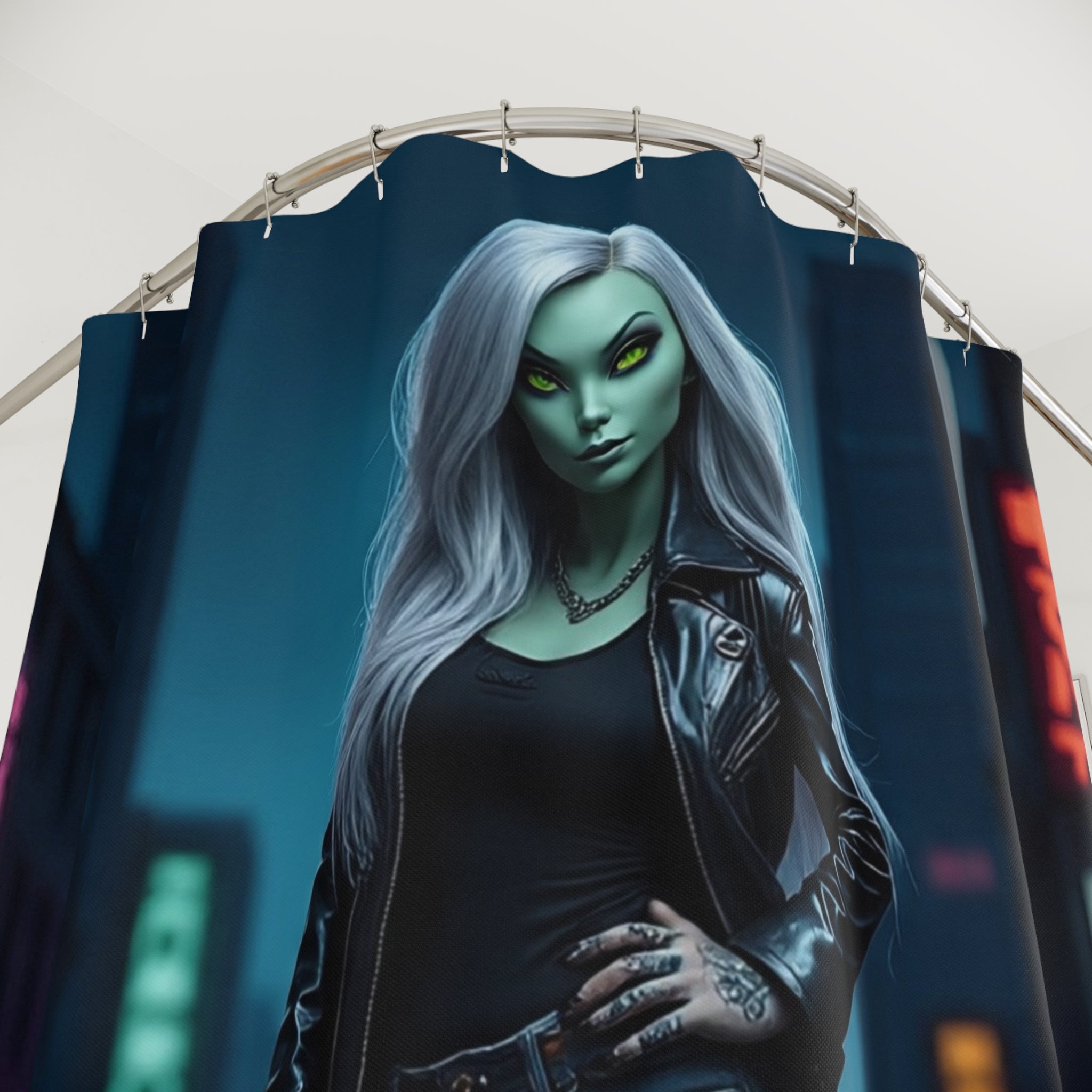 Urban Fantasy Shower Curtain