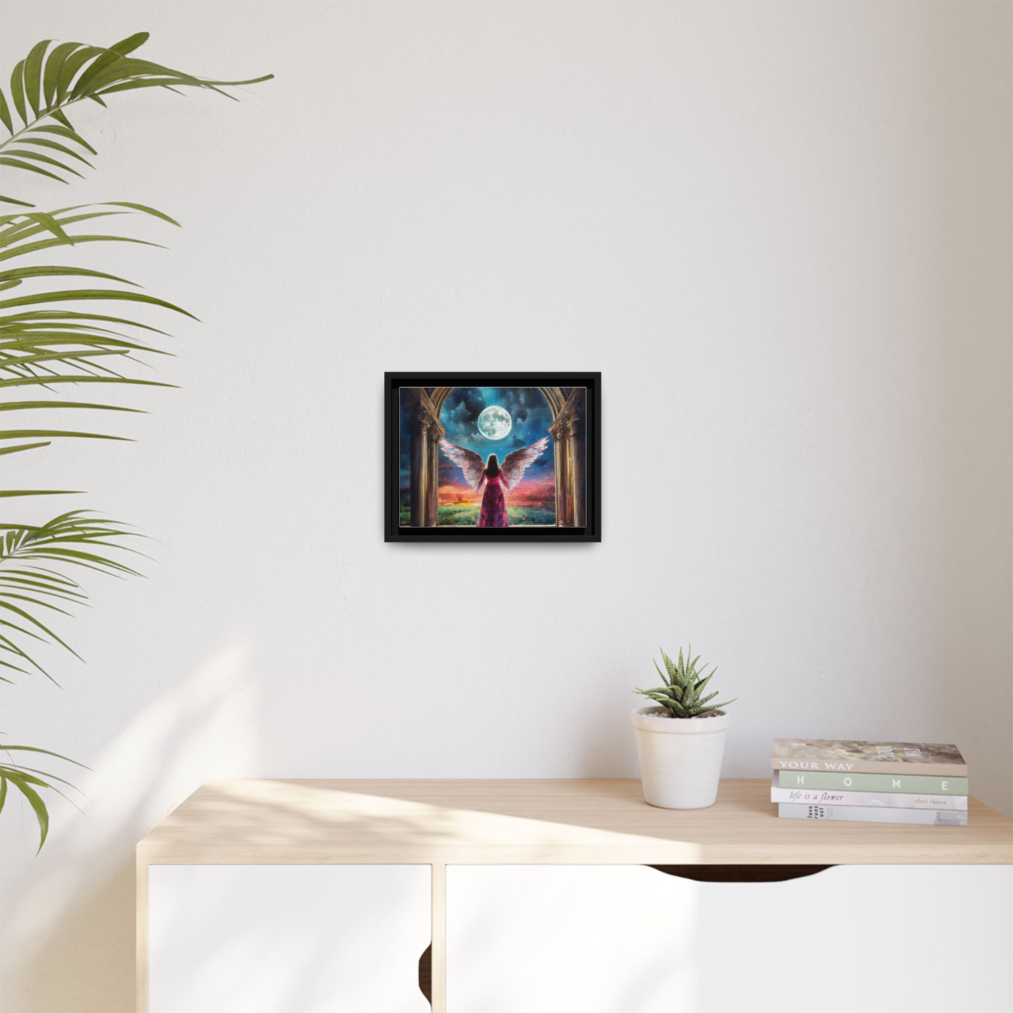 "Celestial Angel" Framed Canvas Wall Decor