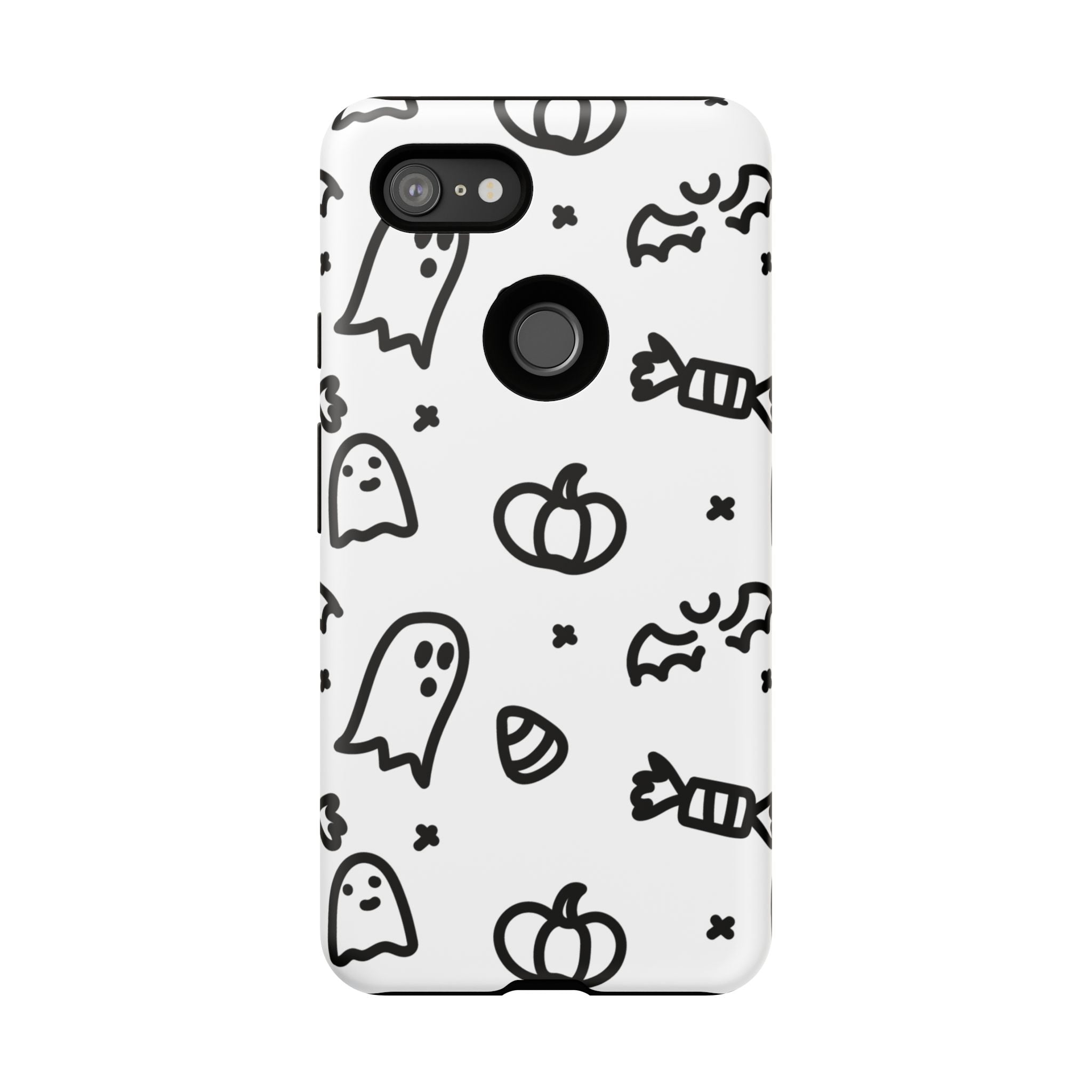 Halloween Themed Phone Case, Spooky Ghosts and Pumpkins, Fall Decor, Costume Party, Trick or Treat