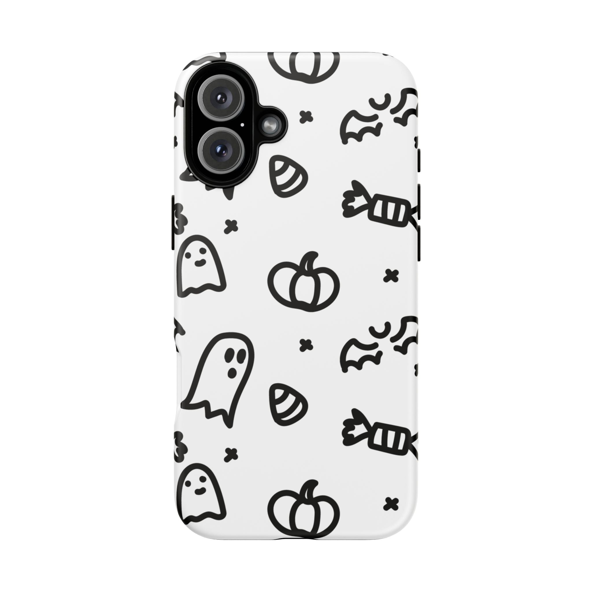 Halloween Themed Phone Case, Spooky Ghosts and Pumpkins, Fall Decor, Costume Party, Trick or Treat
