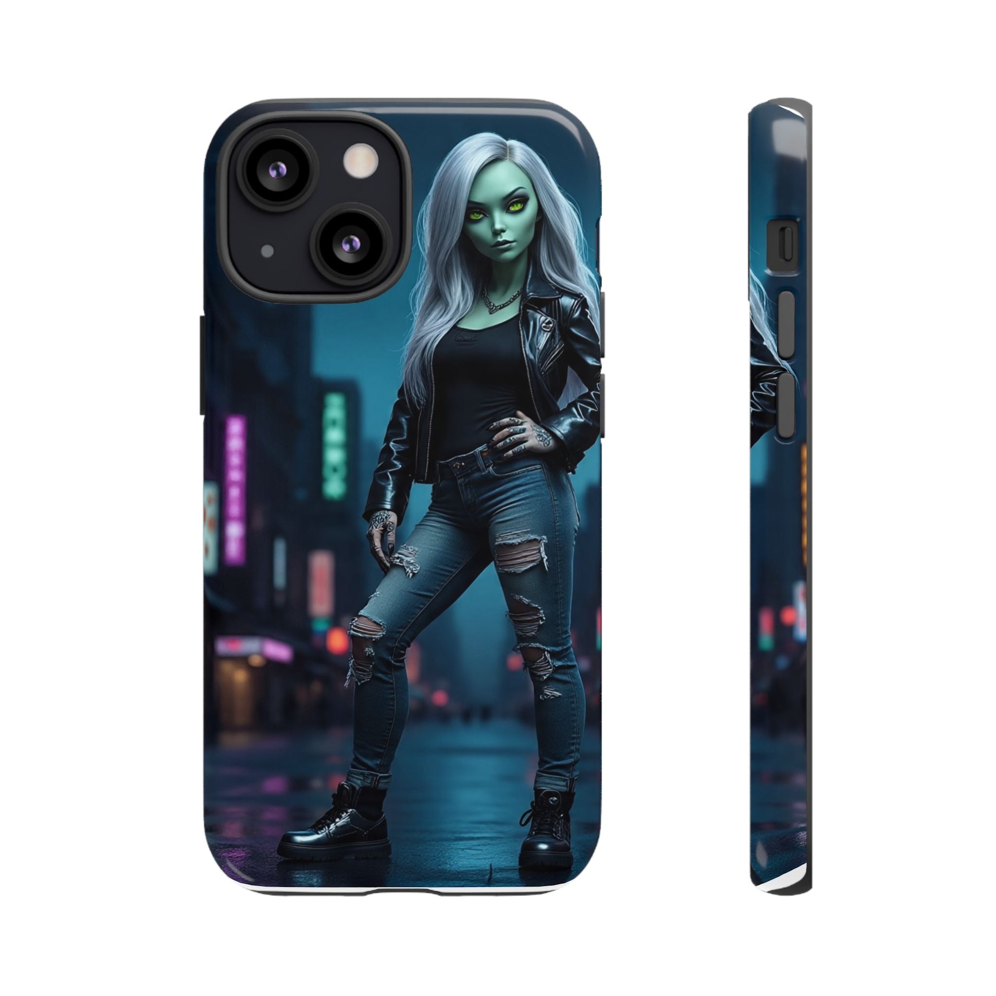 Alien Chic Tough Phone Case