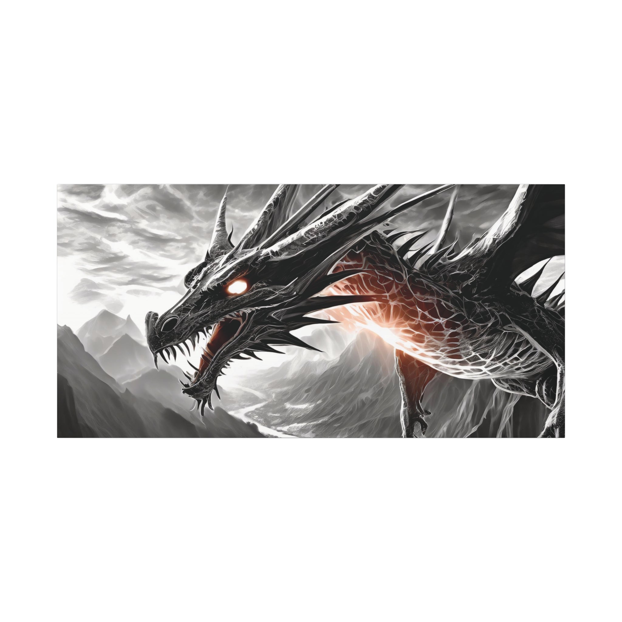 Dragon Art Canvas Print