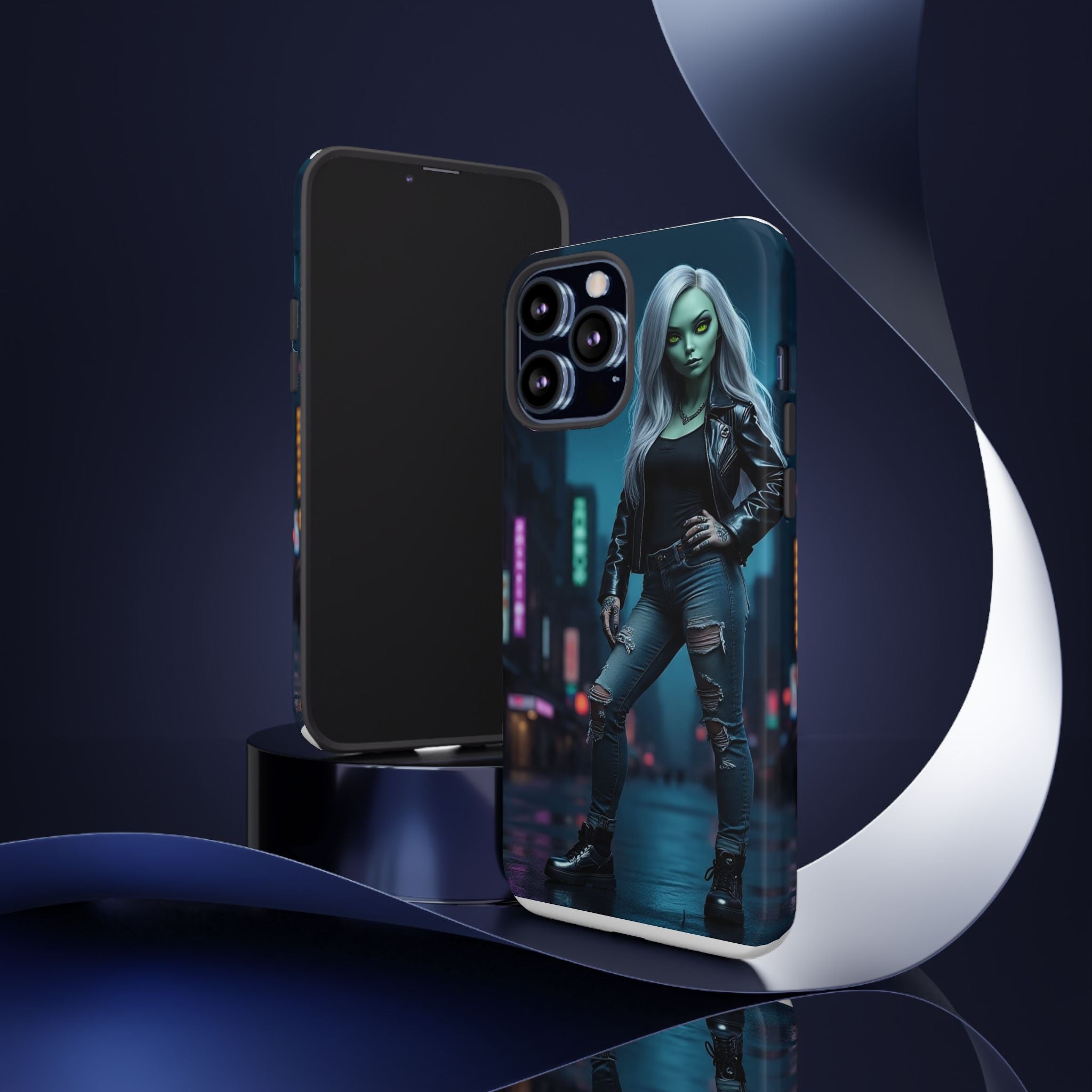Alien Chic Tough Phone Case