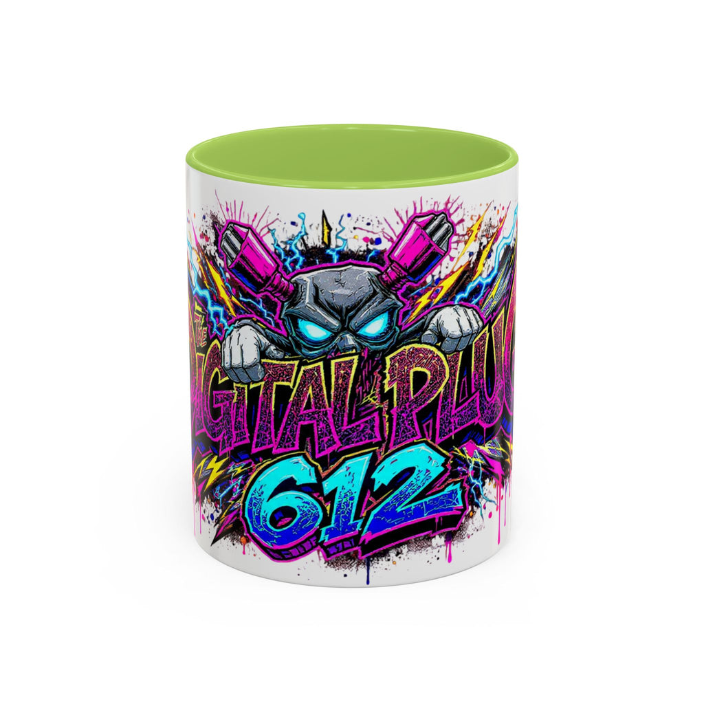 Accent Coffee Mug — The Digital Plug 612 Graphic (11/15oz)