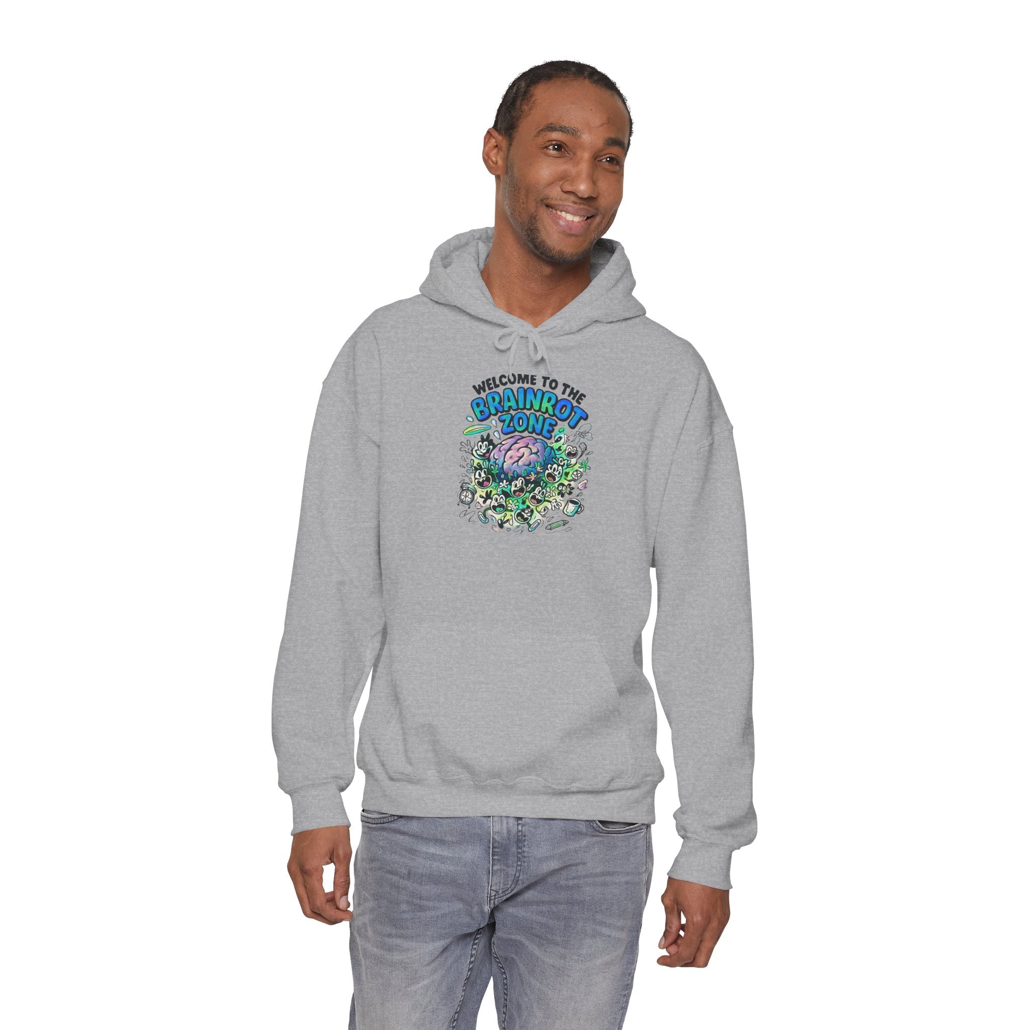 Brainrot Zone Unisex Heavy Blend™ Hooded Sweatshirt