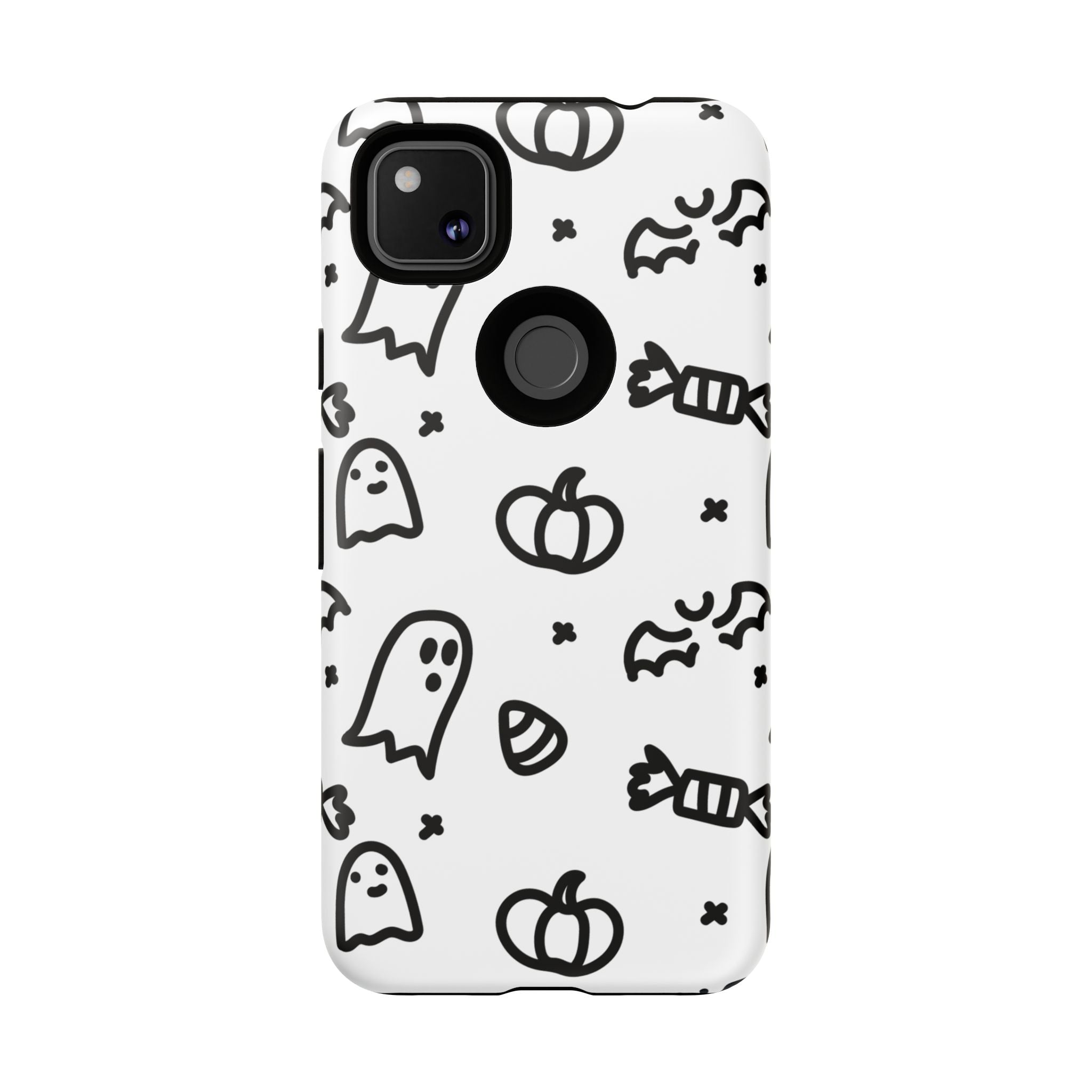 Halloween Themed Phone Case, Spooky Ghosts and Pumpkins, Fall Decor, Costume Party, Trick or Treat