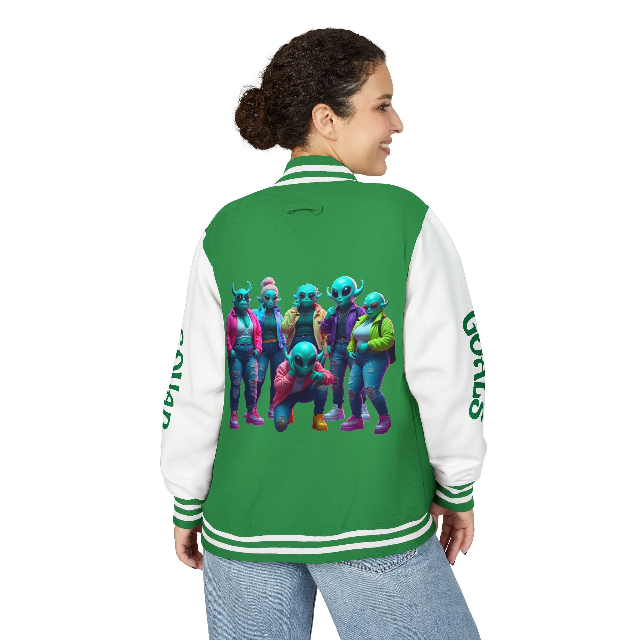 VYBZ "Locked In Goals" Heavyweight Letterman Jacket