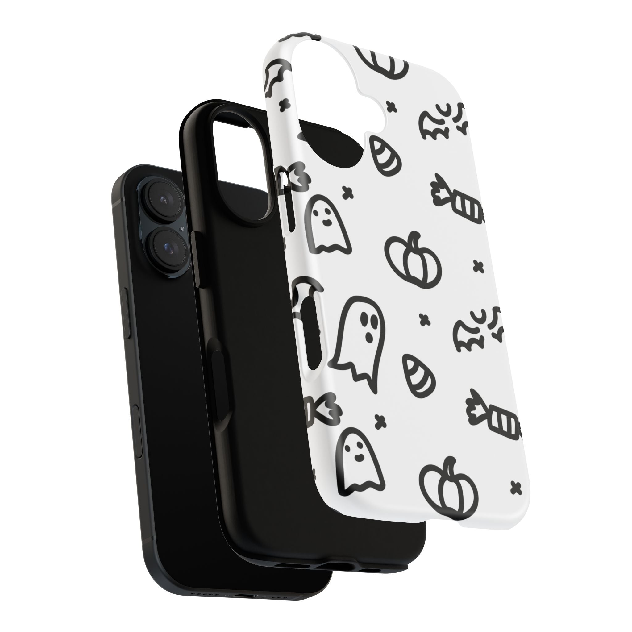 Halloween Themed Phone Case, Spooky Ghosts and Pumpkins, Fall Decor, Costume Party, Trick or Treat