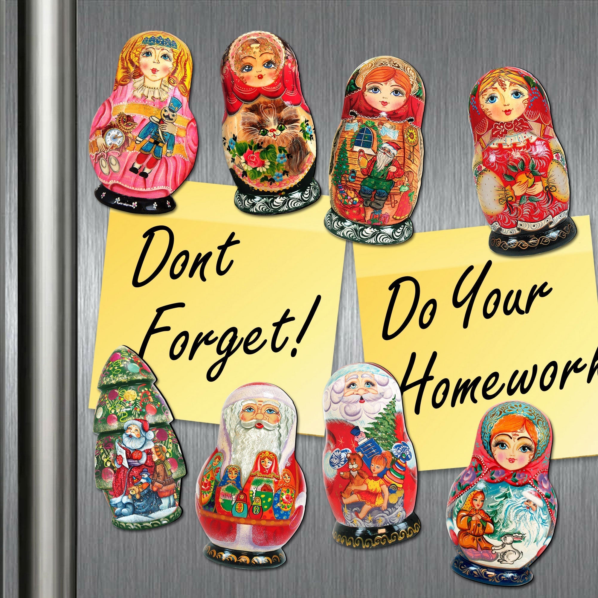Day Of The Dead Shape Refrigerator Magnets Set of 3-2