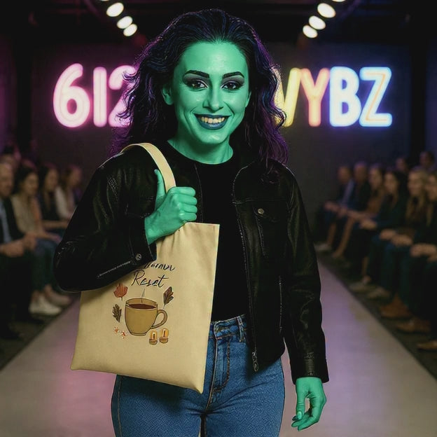 Canvas Tote Bag - Autumn Affirmation Design