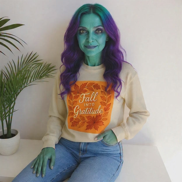 Fall into Gratitude Unisex Heavy Blend™ Crewneck Sweatshirt