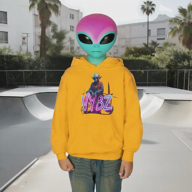 VYBZ Alien Youth Heavy Blend Hooded Sweatshirt, Cozy Streetwear, Perfect for Teens, Gifts for Holidays and Occasions, Casual [...]