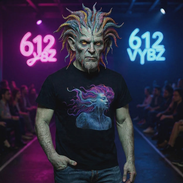 Blue Goddess Tee for Nature Lovers