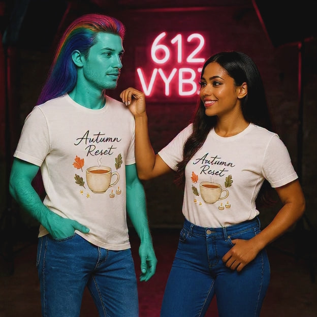 "Autumn Reset" Fall Affirmation Tee