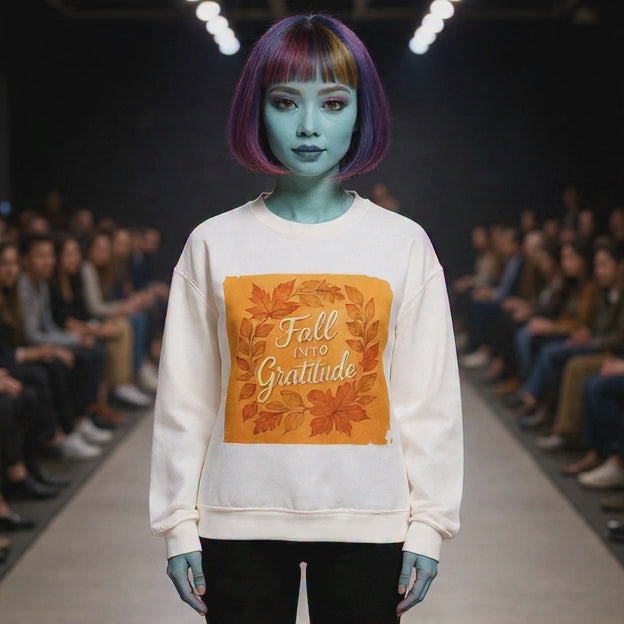 Fall into Gratitude Unisex Heavy Blend™ Crewneck Sweatshirt