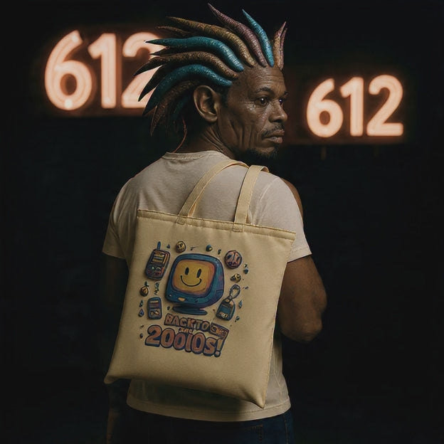 Back to 2K Cotton Canvas Tote Bag