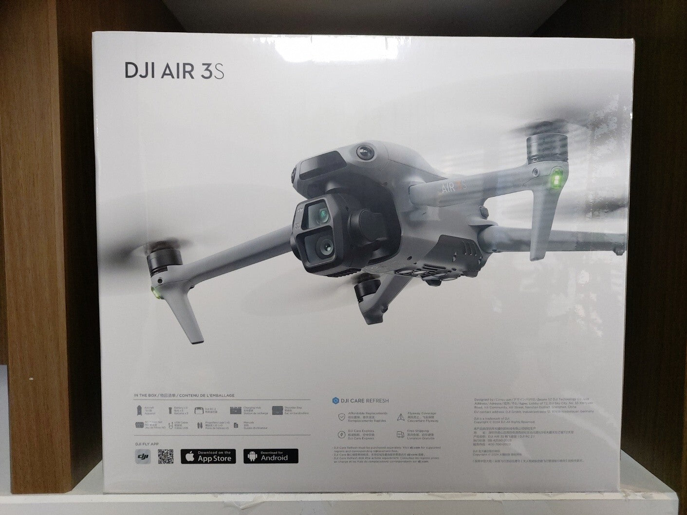 DJI Air 3S Fly More Combo Camera Drone (DJI RC 2 + 3 Batteries) -100% Authentic