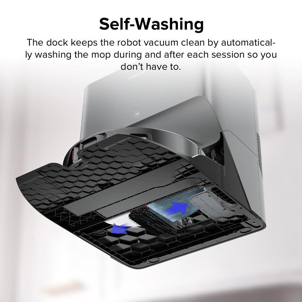 Roborock S8 Pro Ultra Robot Vacuum, Self-Drying, Mop Lift- Certified Refurbished