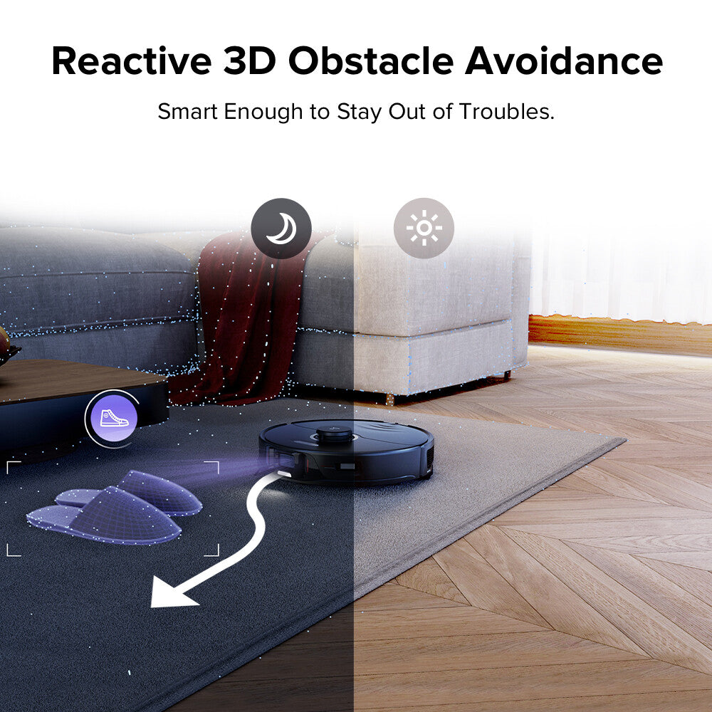 Roborock S8 Pro Ultra Robot Vacuum, Self-Drying, Mop Lift- Certified Refurbished