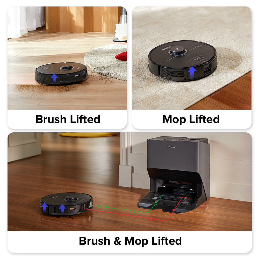 Roborock S8 Pro Ultra Robot Vacuum, Self-Drying, Mop Lift- Certified Refurbished