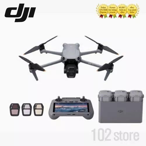 DJI Air 3S Fly More Combo Camera Drone (DJI RC 2 + 3 Batteries) -100% Authentic