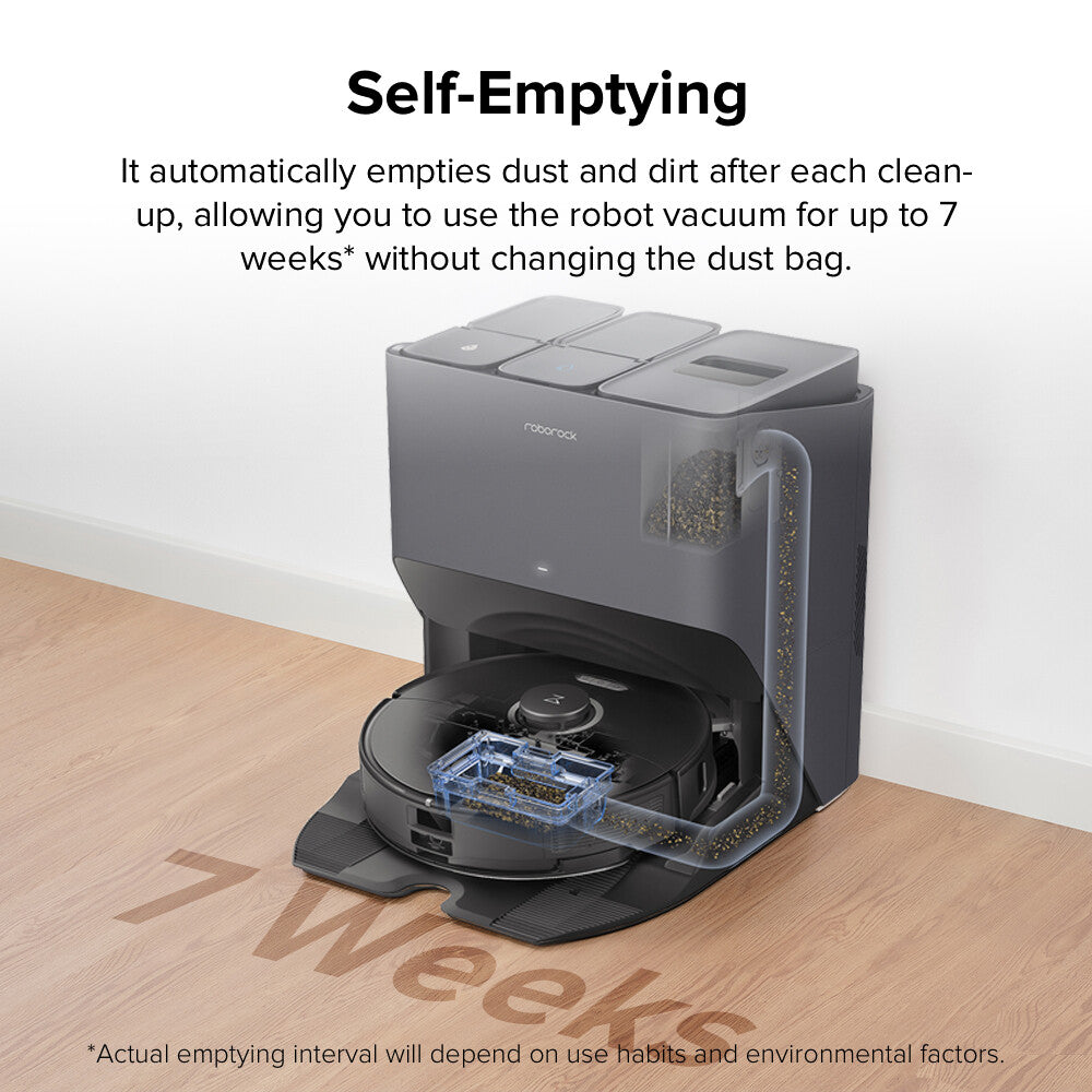 Roborock S8 Pro Ultra Robot Vacuum, Self-Drying, Mop Lift- Certified Refurbished