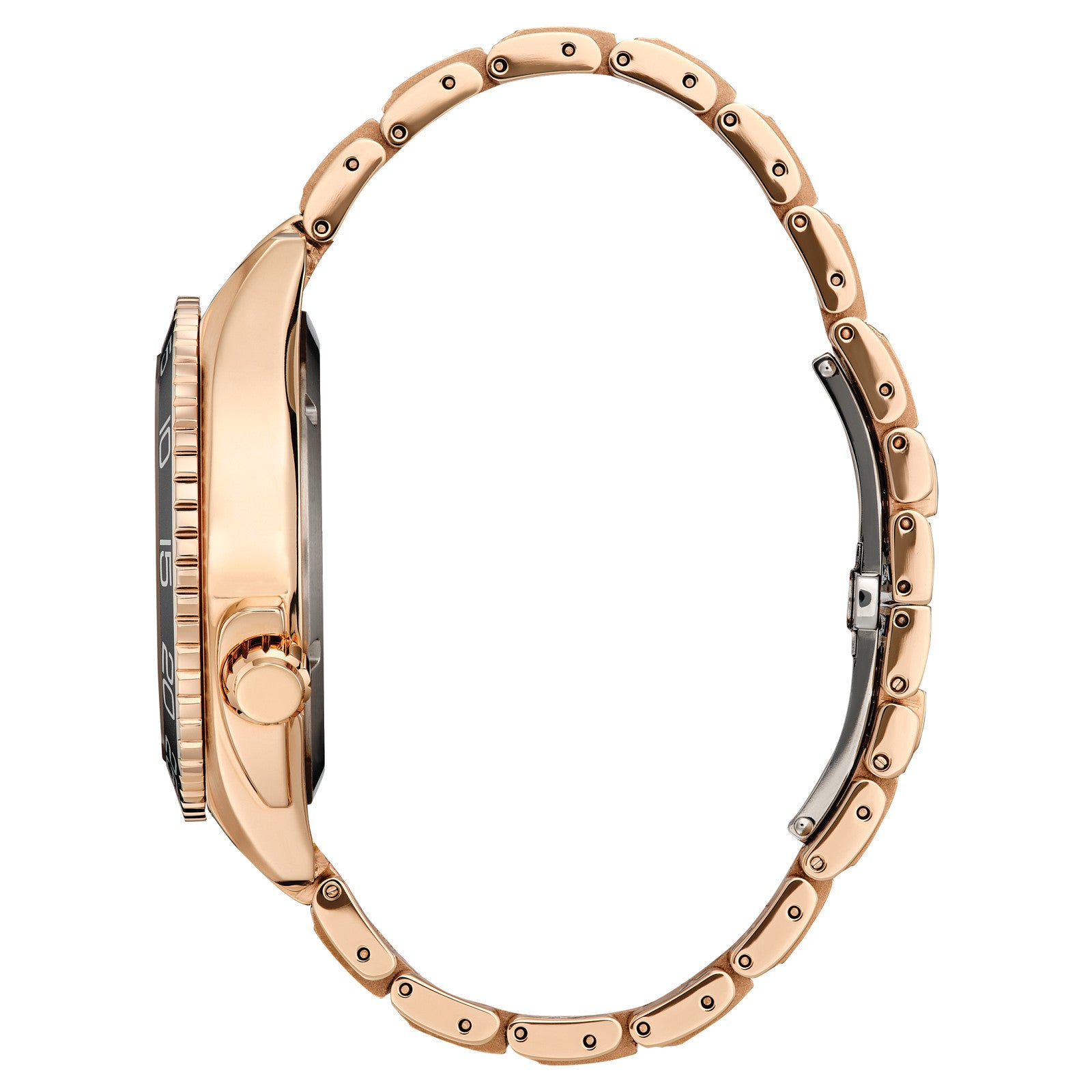 Citizen Carson Eco-Drive Men's Rose Gold Calendar Watch 42MM AW1773-55E