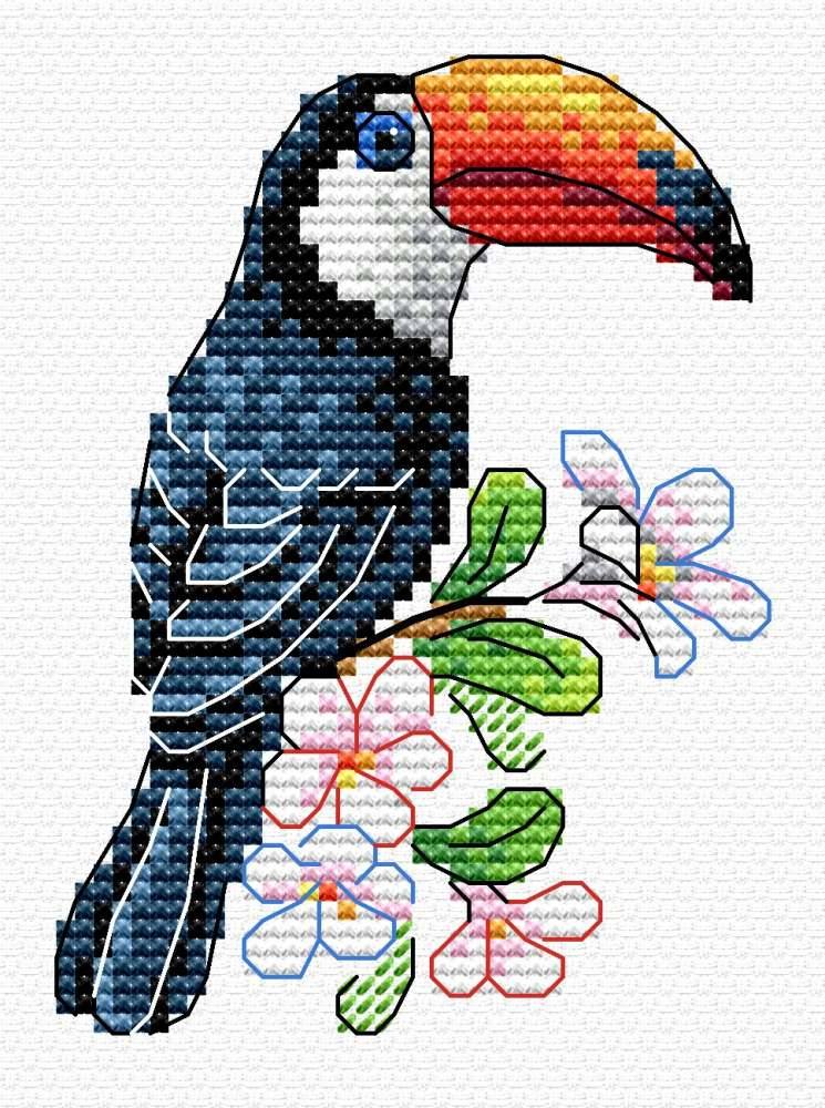 Tropical Dweller SV-540 Cross stitch kit-0