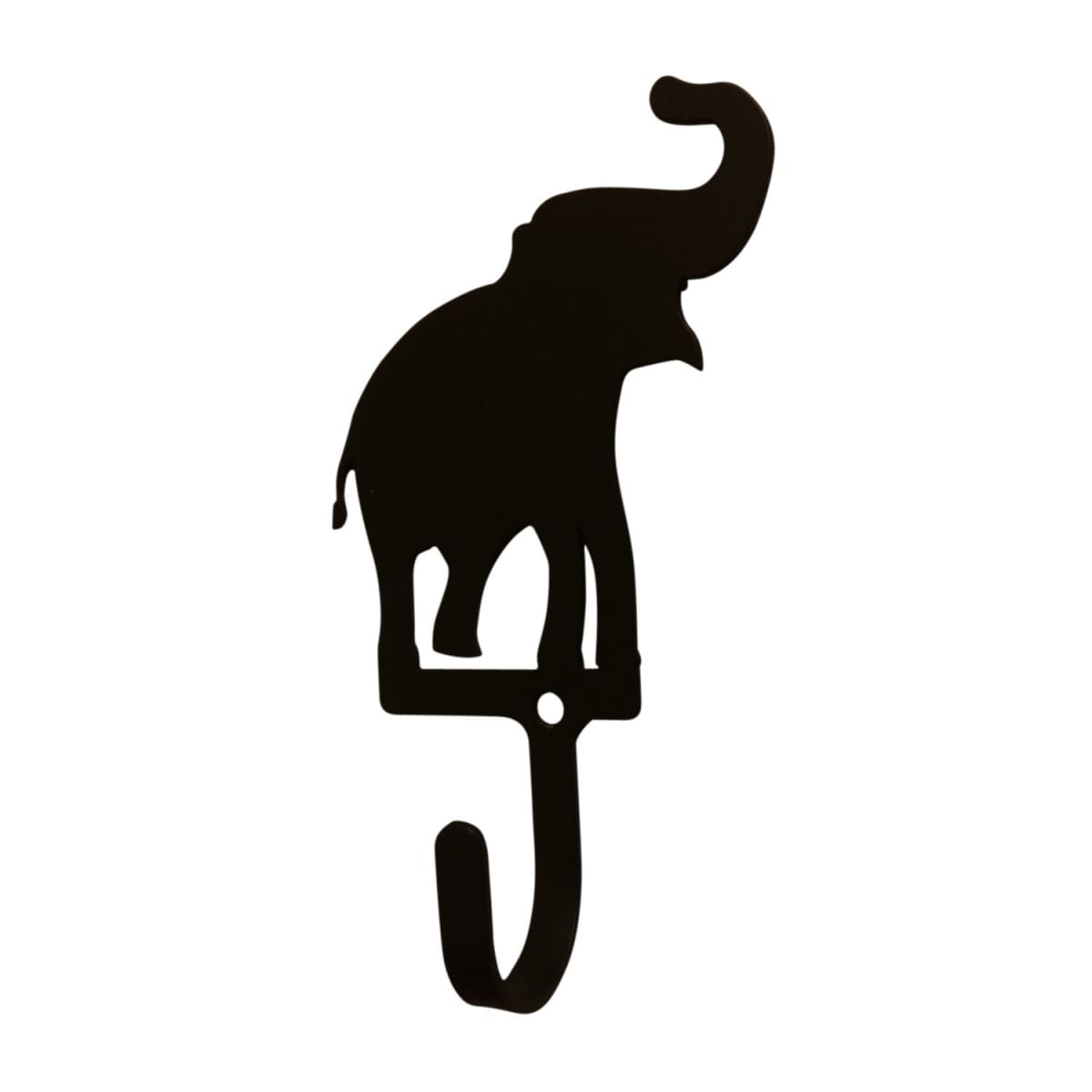 Wrought Iron Elephant Decorative Wall Hook Decorative Small